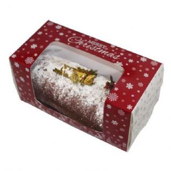 Picture of CHRISTMAS LOG BOX 8X4X4 INCH OR 20 X 10CM